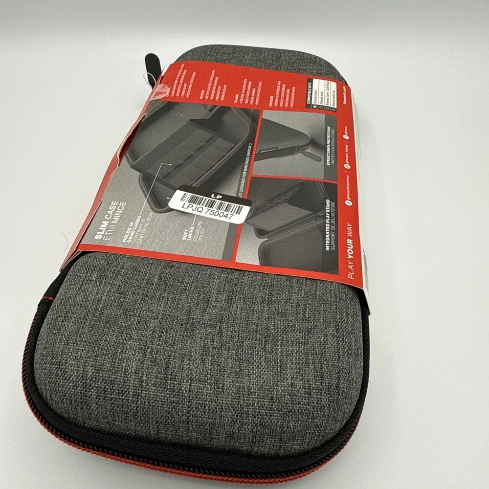 PowerA Slim Case for Nintendo Switch 2 in Dark Heather Gray New